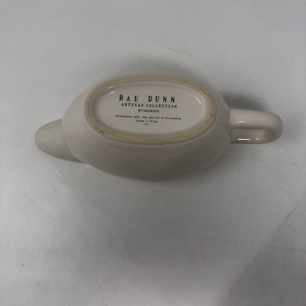 Rae Dunn Hello Fall Rabbit Squirrel Gravy Boat - Picture 5 of 5